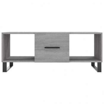 Couchtisch Grau Sonoma 102x50x40 cm Holzwerkstoff