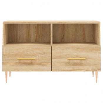 TV-Schrank Sonoma-Eiche 80x36x50 cm Holzwerkstoff