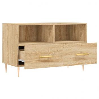 TV-Schrank Sonoma-Eiche 80x36x50 cm Holzwerkstoff