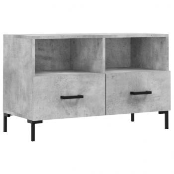 TV-Schrank Betongrau 80x36x50 cm Holzwerkstoff