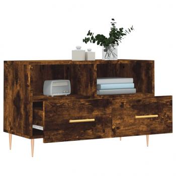 TV-Schrank Räuchereiche 80x36x50 cm Holzwerkstoff