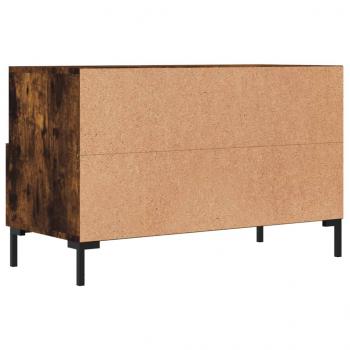 TV-Schrank Räuchereiche 80x36x50 cm Holzwerkstoff