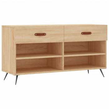 Schuhbank Sonoma-Eiche 102x35x55 cm Holzwerkstoff