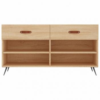 Schuhbank Sonoma-Eiche 102x35x55 cm Holzwerkstoff