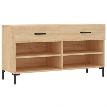 Schuhbank Sonoma-Eiche 102x35x55 cm Holzwerkstoff