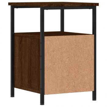 Nachttische 2 Stk Braun Eichen-Optik 34x35,5x50cm Holzwerkstoff