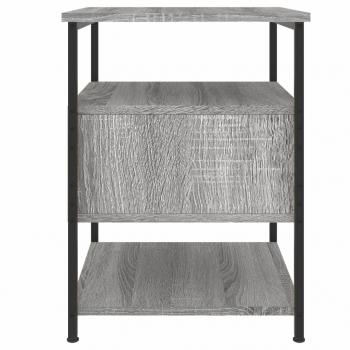 Nachttische 2 Stk. Grau Sonoma 40x42x56 cm Holzwerkstoff