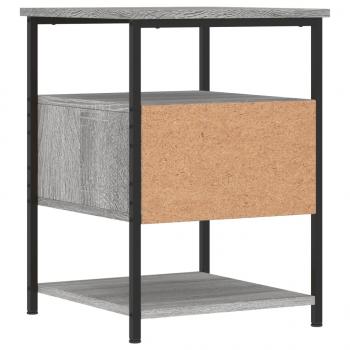 Nachttische 2 Stk. Grau Sonoma 40x42x56 cm Holzwerkstoff