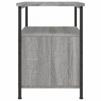 Nachttische 2 Stk. Grau Sonoma 34x35,5x50 cm Holzwerkstoff