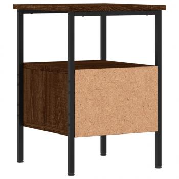 Nachttische 2 Stk. Braun Eichen-Optik 34x36x50 cm Holzwerkstoff