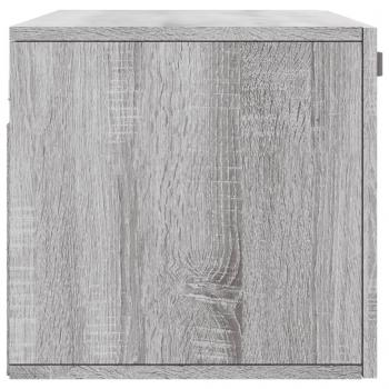 Wandschrank Grau Sonoma 80x36,5x35 cm Holzwerkstoff