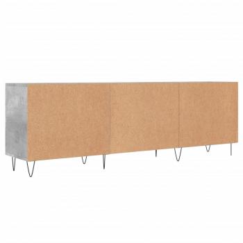 TV-Schrank Betongrau 150x30x50 cm Holzwerkstoff