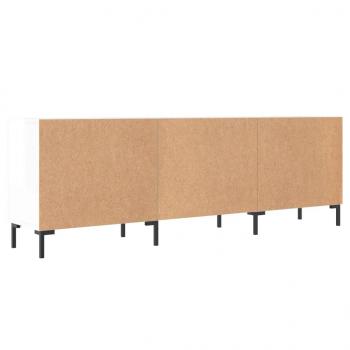 TV-Schrank Hochglanz-Weiß 150x30x50 cm Holzwerkstoff