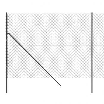 Maschendrahtzaun Anthrazit 1,4x25 m