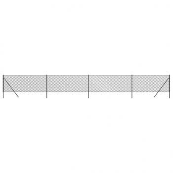 Maschendrahtzaun Anthrazit 1x10 m