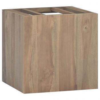 ARDEBO.de - Wand-Badschrank 46x25,5x40 cm Massivholz Teak