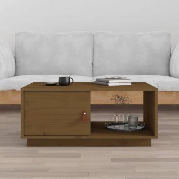 ARDEBO.de - Couchtisch Honigbraun 80x50x35,5 cm Massivholz Kiefer