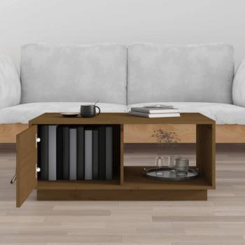 Couchtisch Honigbraun 80x50x35,5 cm Massivholz Kiefer