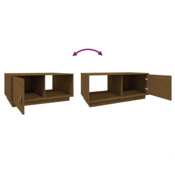 Couchtisch Honigbraun 80x50x35,5 cm Massivholz Kiefer