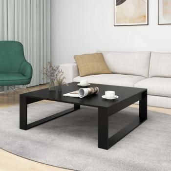 Couchtisch Schwarz 100x100x35 cm Holzwerkstoff