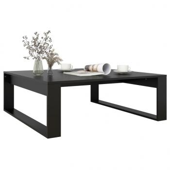 Couchtisch Schwarz 100x100x35 cm Holzwerkstoff