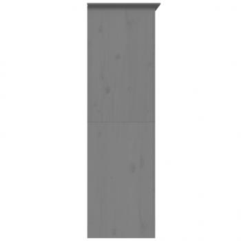 Kleiderschrank BODO Grau 101x52x176,5 cm Massivholz Kiefer