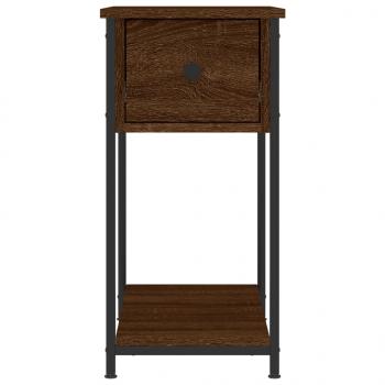 Nachttische 2 Stk. Braun Eichen-Optik 30x60x60 cm Holzwerkstoff