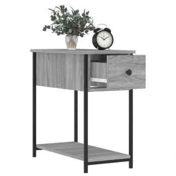 Nachttische 2 Stk. Grau Sonoma 30x60x60 cm Holzwerkstoff