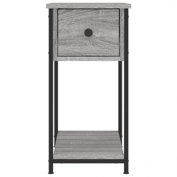 Nachttische 2 Stk. Grau Sonoma 30x60x60 cm Holzwerkstoff