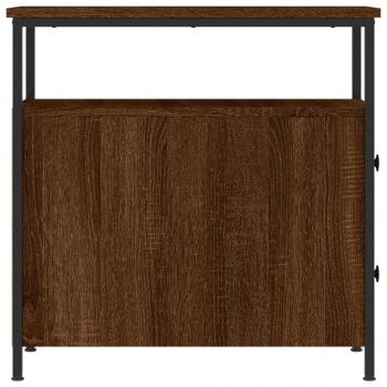 Nachttische 2 Stk. Braun Eichen-Optik 30x60x60 cm Holzwerkstoff