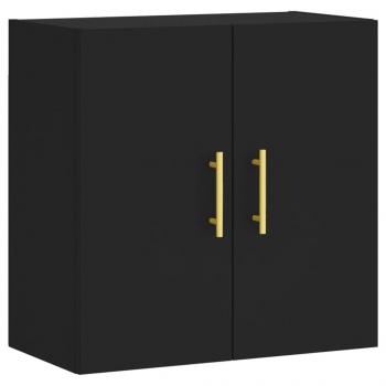 Wandschrank Schwarz 60x31x60 cm Holzwerkstoff