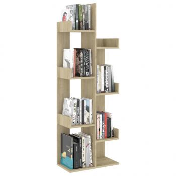 Bücherregal Sonoma-Eiche 48x25,5x140 cm Holzwerkstoff