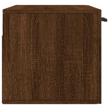 Wandschrank Braun Eichen-Optik 80x36,5x35 cm Holzwerkstoff