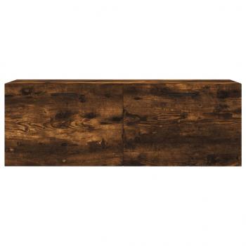 Wandschrank Räuchereiche 100x36,5x35 cm Holzwerkstoff