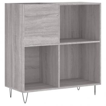 Plattenschrank Grau Sonoma 84,5x38x89 cm Holzwerkstoff