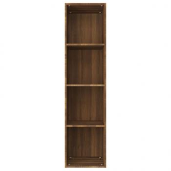 Bücherschrank/TV-Schrank Braun Eichen-Optik 36x30x143 cm