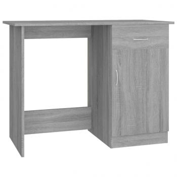 Schreibtisch Grau Sonoma 100x50x76 cm Holzwerkstoff