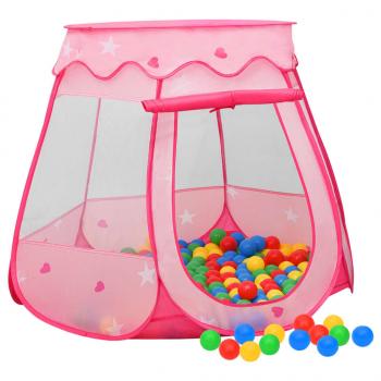 ARDEBO.de - Kinder-Spielzelt Rosa 102x102x82 cm