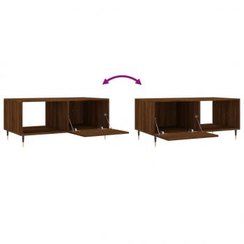 Couchtisch Braun Eichen-Optik 90x50x40 cm Holzwerkstoff