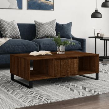 ARDEBO.de - Couchtisch Braun Eichen-Optik 104x60x35 cm Holzwerkstoff