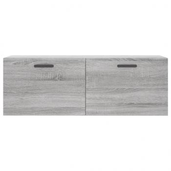 Wandschrank Grau Sonoma 100x36,5x35 cm Holzwerkstoff