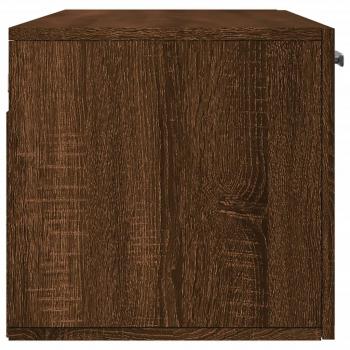 Wandschrank Braun Eichen-Optik 100x36,5x35 cm Holzwerkstoff