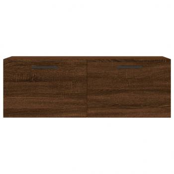 Wandschrank Braun Eichen-Optik 100x36,5x35 cm Holzwerkstoff