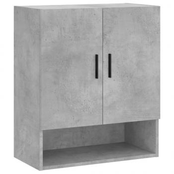 Wandschrank Betongrau 60x31x70 cm Holzwerkstoff