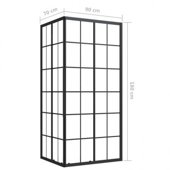 Duschkabine ESG 90x70x180 cm