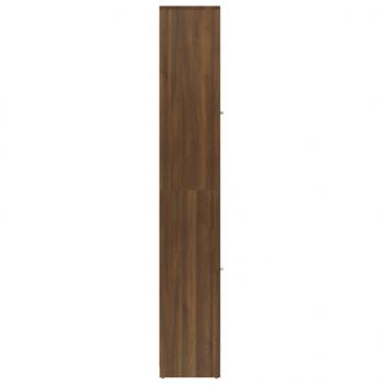 Badezimmerschrank Braun Eichen-Optik 30x30x183,5 cm