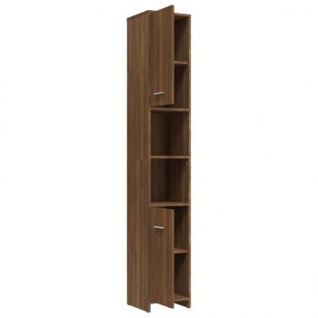 Badezimmerschrank Braun Eichen-Optik 30x30x183,5 cm