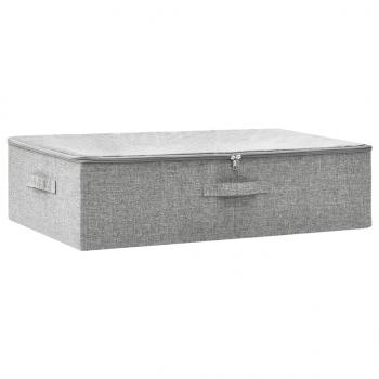 Aufbewahrungsbox Stoff 70x40x18 cm Grau