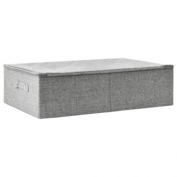 Aufbewahrungsbox Stoff 70x40x18 cm Grau