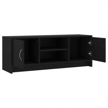 TV-Schrank Schwarz 102x30x37,5 cm Holzwerkstoff